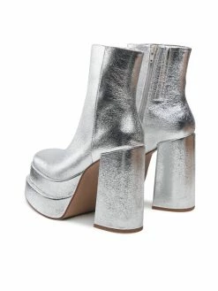 Steve Madden Γυναίκες Μποτάκια Cobra SM11002109-02002-751 Ασημί -Steve Madden Εκπτώσεις unnamed file 1030
