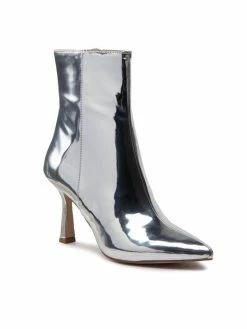 Steve Madden Γυναίκες Μποτάκια Jazelle SM11002076-02002-751 Ασημί