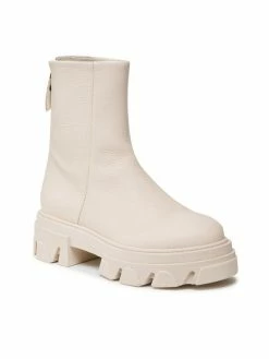 Steve Madden Γυναίκες Biker Μποτάκια Μποτάκια Maryann SM11002070-03001-287 Μπεζ