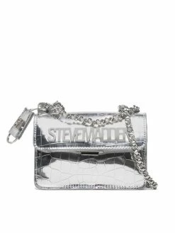 Steve Madden Γυναίκες Τσάντες Βραδινές Τσάντα Bbet-M SM13000917-02002-SIL Ασημί