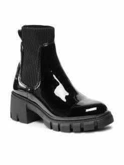 Steve Madden Γυναίκες Biker Μποτάκια Μποτάκια Hutch SM11002117-04005-018 Μαύρο