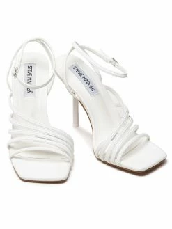 Steve Madden Γυναίκες Σανδάλια All In SM11001918-02002-002 Λευκό -Steve Madden Εκπτώσεις unnamed file 1909