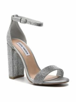 Steve Madden Γυναίκες Σανδάλια Carrson-R SM11000371-02003-968 Ασημί