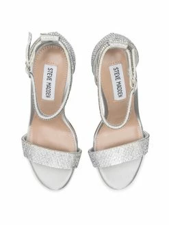 Steve Madden Γυναίκες Σανδάλια Carrson-R SM11000371-02003-968 Ασημί -Steve Madden Εκπτώσεις unnamed file 2214