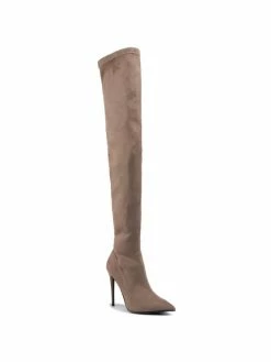 Steve Madden Γυναίκες Μπότες πάνω από το γόνατο Dade Overknee Boot SM11000150-04001-482 Μπεζ