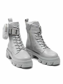 Steve Madden Γυναίκες Biker Μποτάκια Μποτάκια Marri SM11001827-03001-674 Γκρι -Steve Madden Εκπτώσεις unnamed file 442