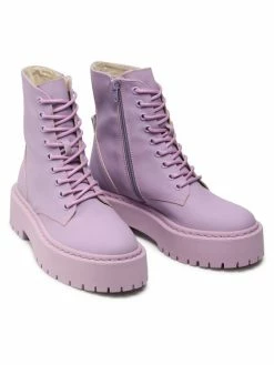 Steve Madden Γυναίκες Biker Μποτάκια Ορειβατικά παπούτσια Skylar SM11001184-02002-LIL Μωβ -Steve Madden Εκπτώσεις unnamed file 460