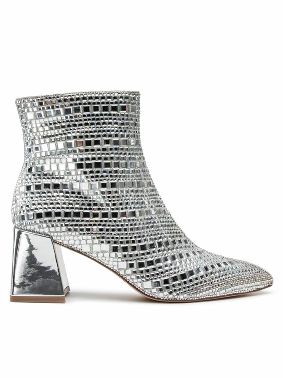 Steve Madden Γυναίκες Biker Μποτάκια Μποτάκια Elaria-R SM11001624-02003-998 Ασημί 4 Steve Madden Γυναίκες Biker Μποτάκια Μποτάκια Elaria-R SM11001624-02003-998 Ασημί - Image 2