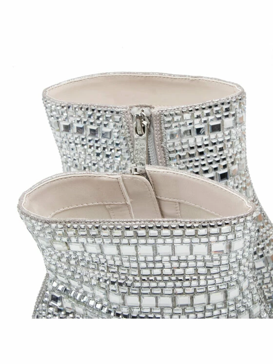 Steve Madden Γυναίκες Biker Μποτάκια Μποτάκια Elaria-R SM11001624-02003-998 Ασημί 8 Steve Madden Γυναίκες Biker Μποτάκια Μποτάκια Elaria-R SM11001624-02003-998 Ασημί - Image 6