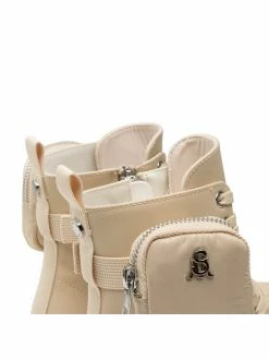 Steve Madden Γυναίκες Biker Μποτάκια Μποτάκια Tanker-P SM11001615-04004-299 Μπεζ -Steve Madden Εκπτώσεις unnamed file 569