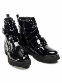 Steve Madden Γυναίκες Biker Μποτάκια Ορειβατικά παπούτσια Hoofy SM11000118-020020-018 Μαύρο -Steve Madden Εκπτώσεις unnamed file 634