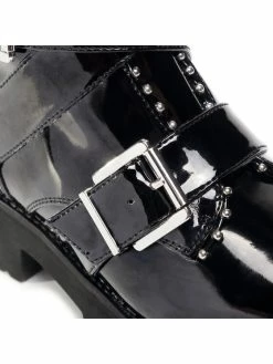 Steve Madden Γυναίκες Biker Μποτάκια Ορειβατικά παπούτσια Hoofy SM11000118-020020-018 Μαύρο -Steve Madden Εκπτώσεις unnamed file 635