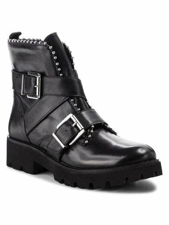 Steve Madden Γυναίκες Biker Μποτάκια Μποτάκια Hoofy Ankleboot SM11000118-03001-017 Μαύρο 3 Steve Madden Γυναίκες Biker Μποτάκια Μποτάκια Hoofy Ankleboot SM11000118-03001-017 Μαύρο