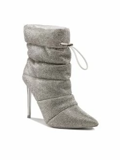 Steve Madden Γυναίκες Μποτάκια Cloak-R SM11002189-02003-998 Ασημί